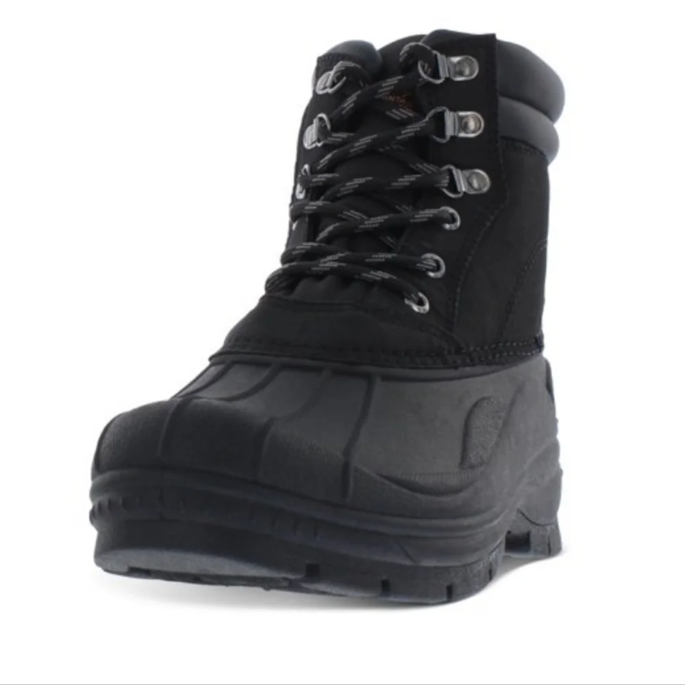 Weatherproof Men's Black Vintage Duck Boots